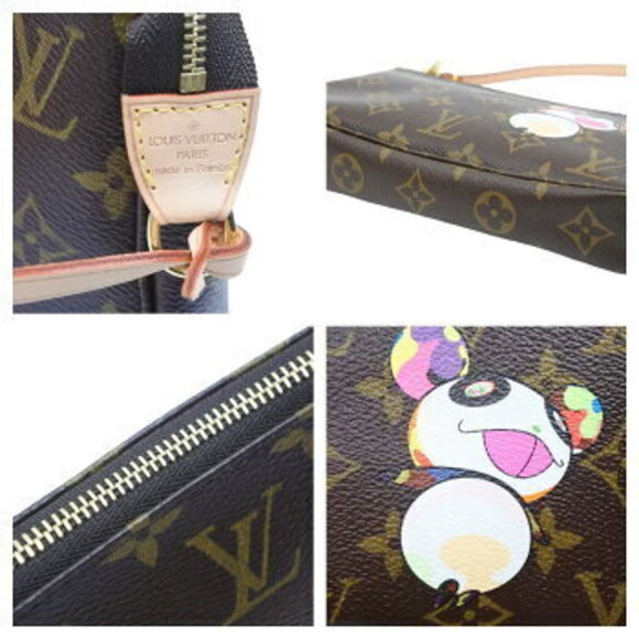 Louis Vuitton Pochette Accessoires Panda Handbag by Takashi Murakami
